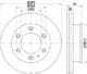 8DD355129181 Hella Pagid Тормозной диск