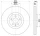 8dd355126371 Hella Pagid Тормозной диск