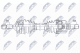 npwct137 NTY Полуось для Citroen C4 Cactus