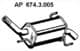 674.3.005 Eberspächer Глушитель выхлопных газов конечный для Opel Corsa
