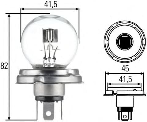 8GD 002 088-131 Behr Hella Лампа дальнього світла