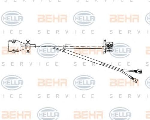5HL 351 321-101 Behr Hella Регулятор вентилятора салона для Mercedes C-Class