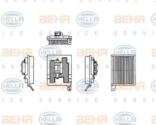 5HL 351 321-181 Behr Hella Регулятор вентилятора салона