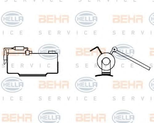 9ML 351 332-121 Behr Hella Резистор вентилятора салона