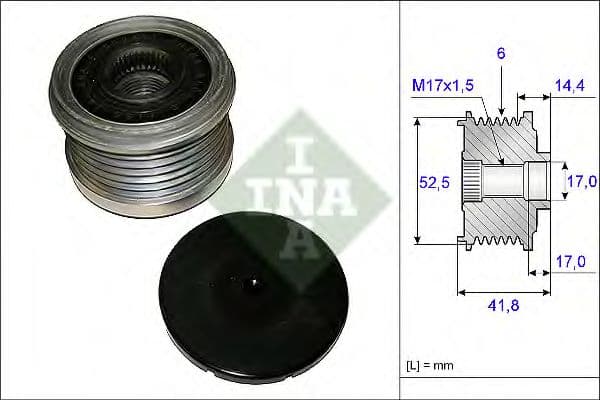 535 0147 10 INA Муфта генератора