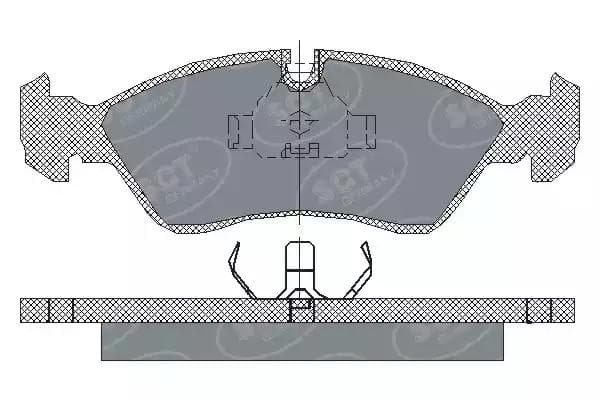 sp158pr SCT Germany Тормозные колодки