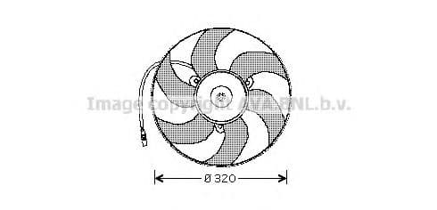 PE7513 AVA Quality Cooling Вентилятор системи охолодження двигуна