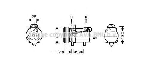 SZAK092 AVA Quality Cooling Компресор кондиціонера