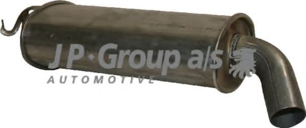 1120501200 JP Group Средний глушитель выхлопных газов