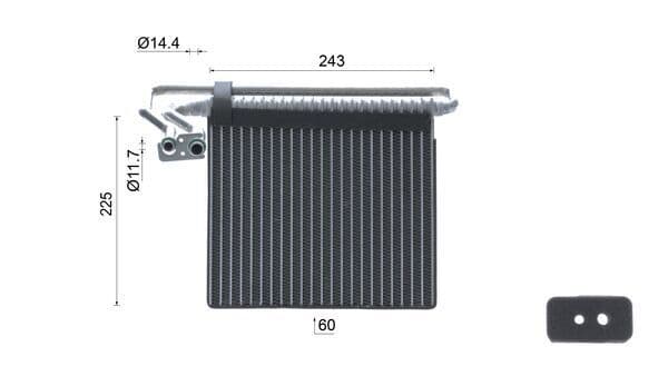 ae204000s Mahle Испаритель кондиционера
