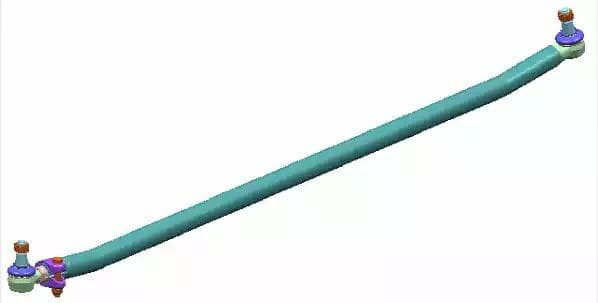 3879901 Lemförder Рулевая тяга в сборе