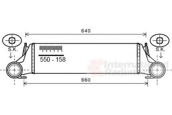 06004421 Van Wezel Інтеркулер для BMW X5