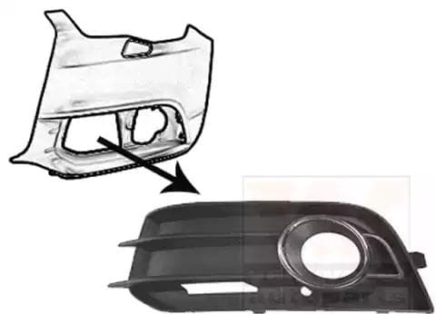 0301593 Van Wezel Вентиляционная решетка бампера для Audi A1