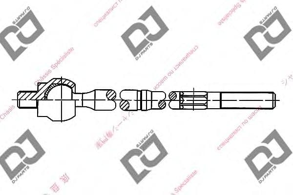 DR1006 DJ Parts Рулевая тяга для Toyota Corolla