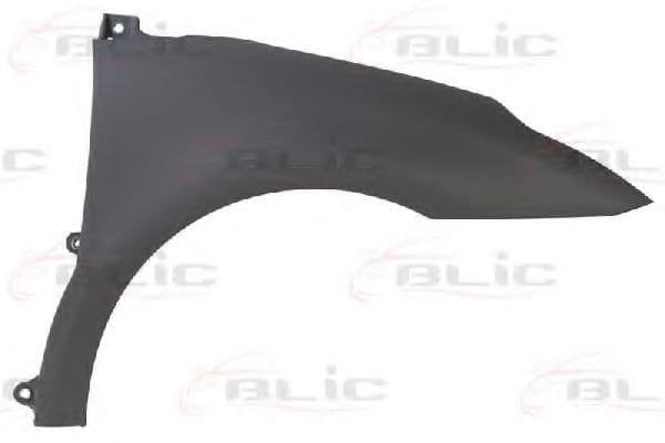 6504-04-0537312P BLIC Крило переднє для Citroen C4