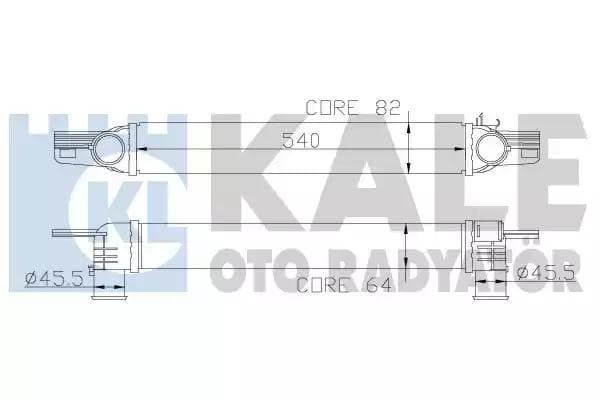 344300 Kale Oto Radyatör Інтеркулер