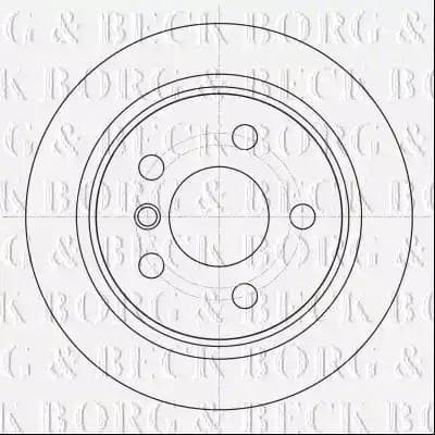 bbd5426 Borg & Beck Гальмівний диск для MINI Cooper