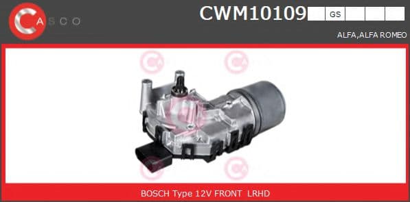CWM10109GS Casco Двигатель стеклоочистителя