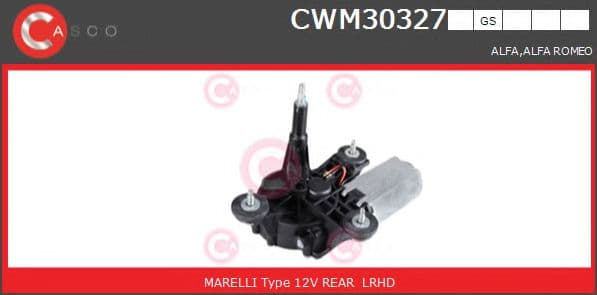 CWM30327GS Casco Двигун склоочисника для Alfa Romeo 159