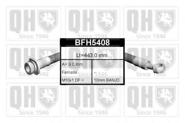 BFH5408 Quinton Hazell Гальмівний шланг для Opel Agila