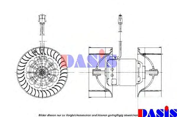 740350N Aks Dasis Вентилятор салону