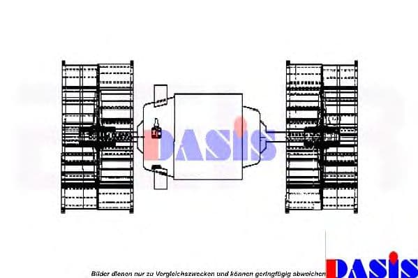 742110N Aks Dasis Вентилятор салона
