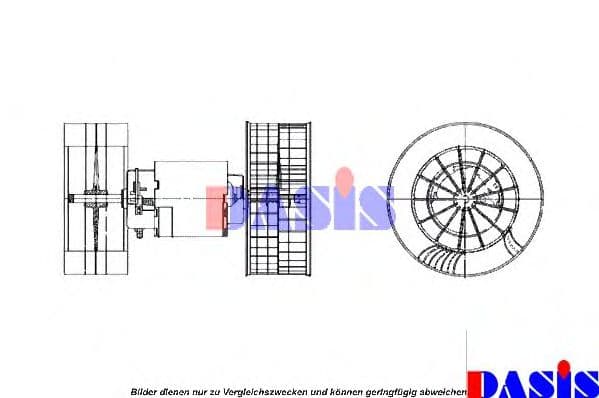 742760N Aks Dasis Вентилятор салона