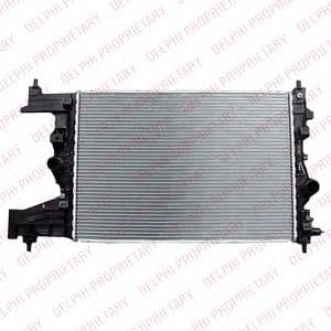 TSP0524045 Delphi Радиатор охлаждения двигателя для Opel Astra