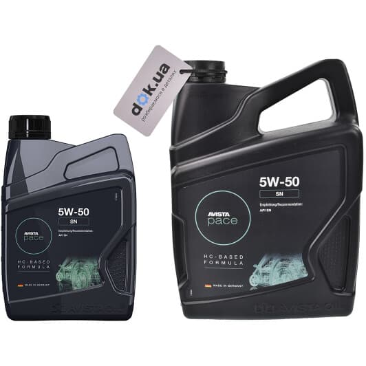 AVISTA Pace SN 5W-50 моторна олива