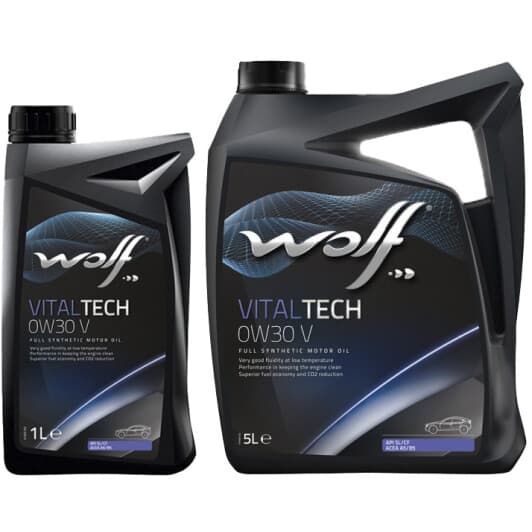 Wolf Vitaltech V 0W-30 моторна олива