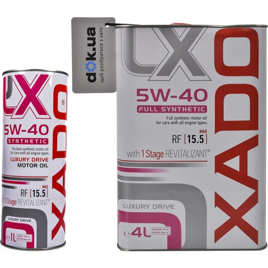 Xado Luxury Drive 5W-40 моторное масло