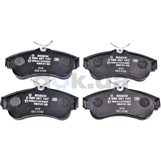 0 986 461 147 Bosch Тормозные колодки