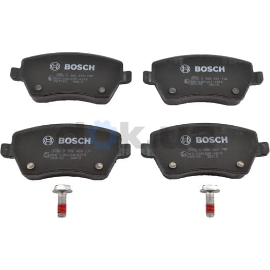0 986 424 795 Bosch Гальмівні колодки