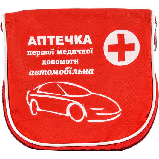 Аптечка автомобільна Carlife АМА-1 у м'якому чохлі ama1