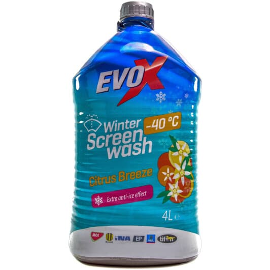 Омивач скла EVO Citrus Breeze зимовий -40 °С цитрусовий (4 л)