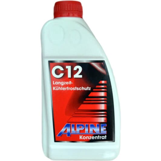 Alpine C12 G12 червоний 1 л (11851) концентрат антифризу