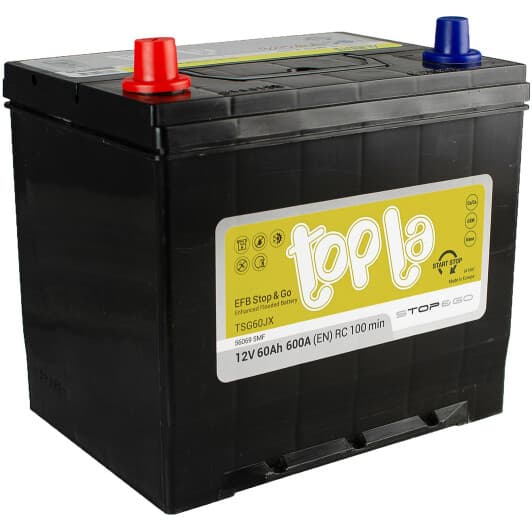 Акумулятор Topla 6 CT-60-L EFB 112160