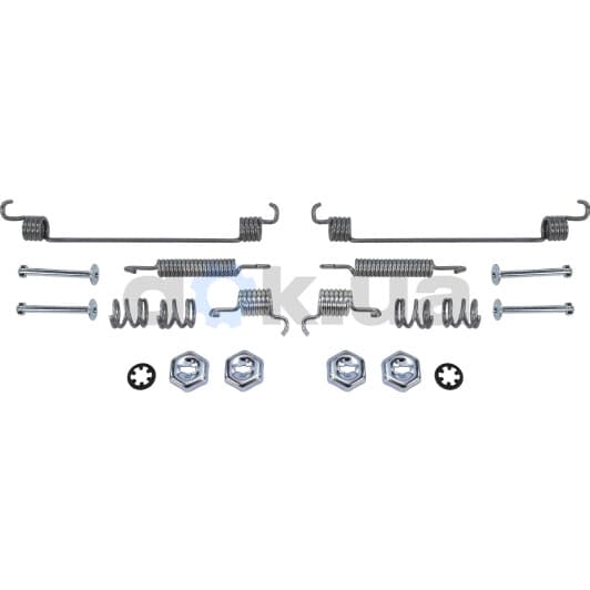 LY1055 Delphi Монтажный комплект барабанных тормозных колодок
