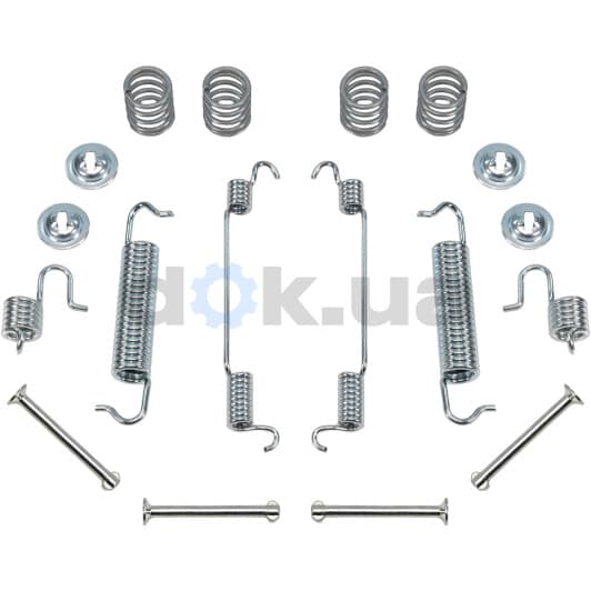 105-0780 Metzger Монтажний комплект барабанних гальмівних колодок