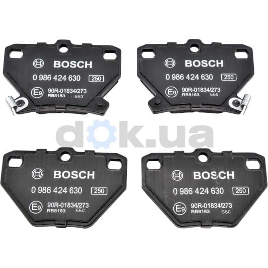 0 986 424 630 Bosch Тормозные колодки