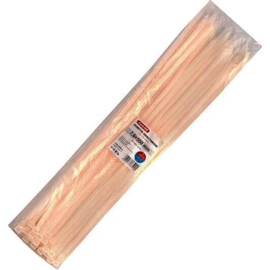 Стяжка Carlife w76x500 500 мм 7,6 мм 100 шт