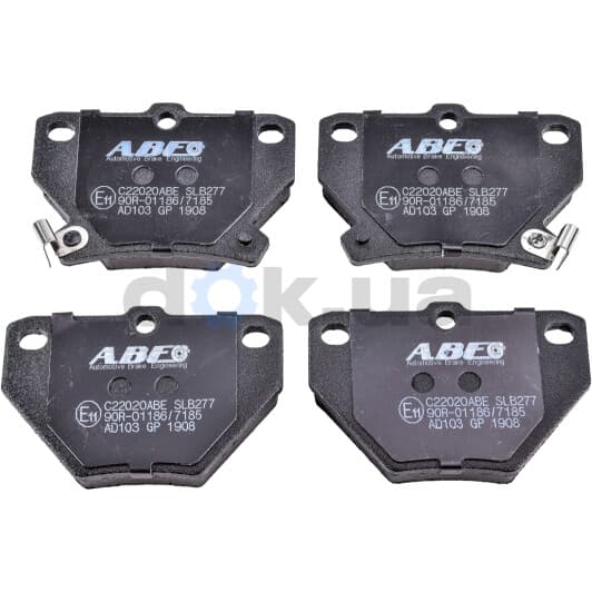 C22020ABE ABE Гальмівні колодки