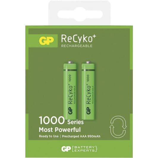 Акумуляторна батарейка GP ReCyko 25-1072-2 950 mAh 2 шт