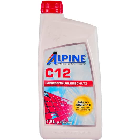 Концентрат антифризу Alpine C12 G12 червоний