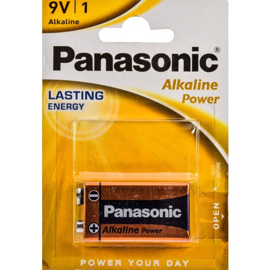 Батарейка Panasonic Alkaline Power 6LF22APB/1BP PP3 (Krona) 9 V 1 шт