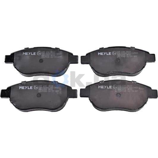 025 236 0019 Meyle Гальмівні колодки