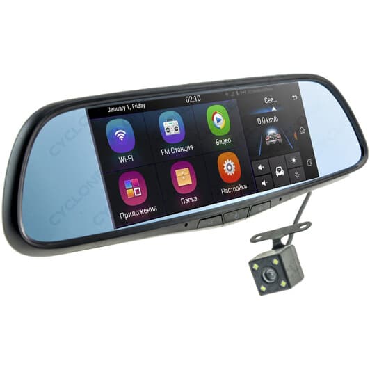 Видеорегистратор зеркало Cyclone MR-250 AND 3G