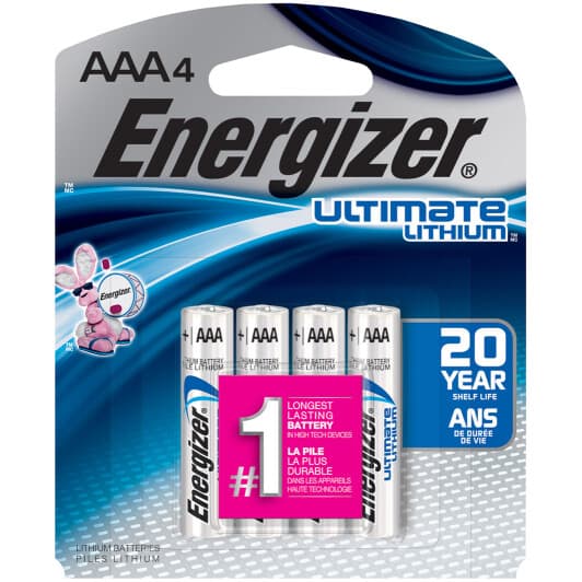 Батарейка Energizer Ultimate Lithium 257-1009_4 AAA (мізинчикова) 1,5 V 4 шт
