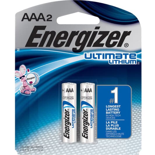 Батарейка Energizer Ultimate Lithium 257-1009_2 AAA (мізинчикова) 1,5 V 2 шт