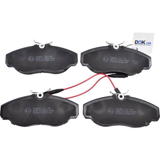 1172 Tomex Тормозные колодки